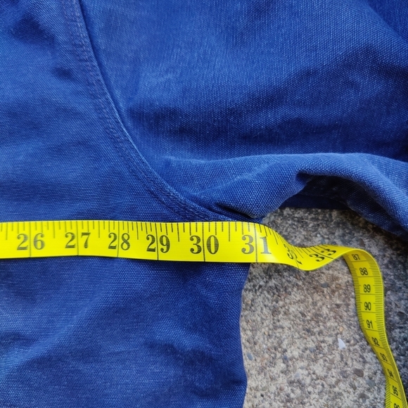 Carhartt Vintage J97 Detroit Jacket Chore Coat Navy Blue Men's Size 5XL - Picture 6 of 14